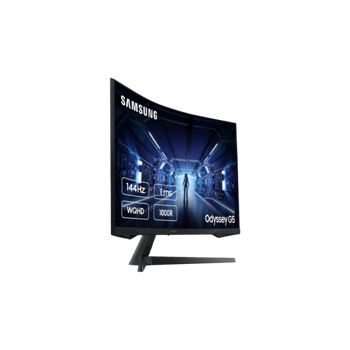 27" SAMSUNG Odyssey G5 C27G55TQ, Black Curved-VA 2560x1440, FreeSync144Hz, 1ms MPRT, 250cd, DP+HDMI 