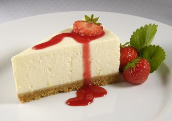Чизкейк с клубникой (Без белой муки, глютена и сахара) 