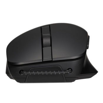 Wireless Mouse Asus SmartO MD200, up to 4200dpi, 6 buttons, Carrying Loop, 85g. 1xAA, 2.4/BT, Black 