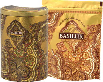 Ceai negru  Basilur Oriental Collection  GOLDEN CRESCENT, cutie metalică  100g 