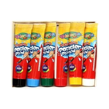 Гуашь плакатная 6 цв 30 мл Colorino 