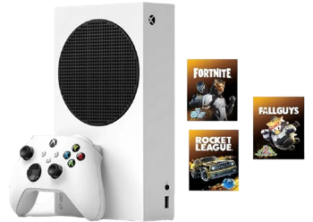 Microsoft Xbox Series S + Fortnite+RocketLeague+FallGuys 