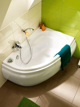купить Ванна акриловая CERSANIT Джоанна NEW 150 x 95 см правая асимметричная (83241) в Кишинёве 