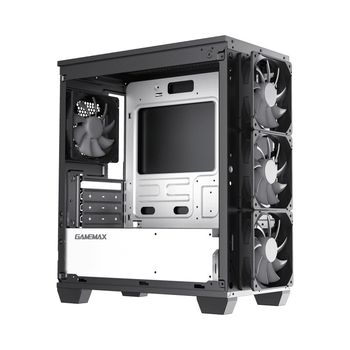 Case mATX GAMEMAX Aero Mini, w/o PSU, 4x120mm ARGB, Front Mesh, Fan Controller, TG, USB 3.0, Black 