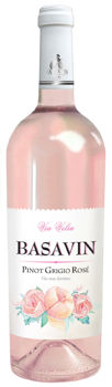 Basavin  Gold Pinot Grigio Rose, vin roz sec, 0.75 L 