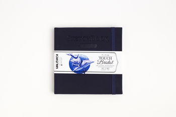 Скетчбук  для графики и маркеров Bristol Touch, индиго, 180 г/м, 14х14 см, 40л 