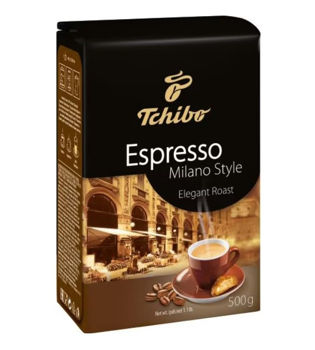 Tchibo Espresso Milano Style, кофе в зернах 500 г 