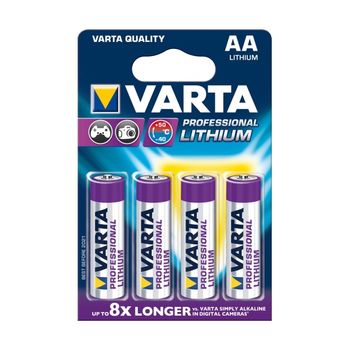 купить Батарейки Varta AA Lithium Professional 4 pcs/blist Lithium, 06106 301 404 в Кишинёве 