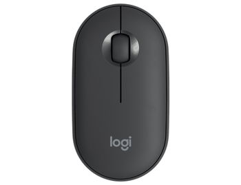 Wireless Mouse Logitech M350, Optical, 1000 dpi, 3 buttons, Ambidextrous, Slim, 2,4 /BT, 1xAA, Black 