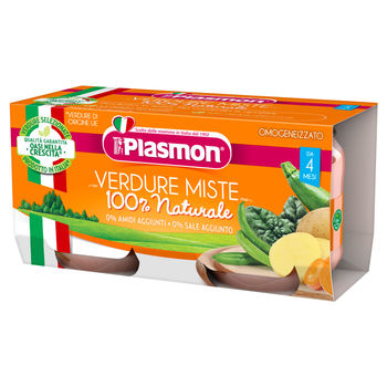 cumpără Plasmon Piure din legume ,+4 luni ,2x80g în Chișinău 