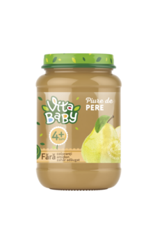 cumpără Pireu Baby Vita fără zahăr pară, 180g în Chișinău 