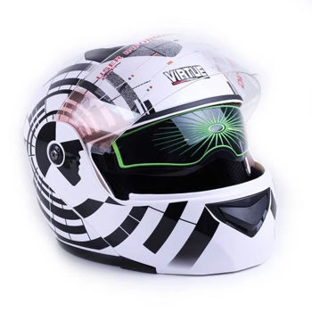 Casca moto inchisa VIRTUE MD-903 marime S zebra 