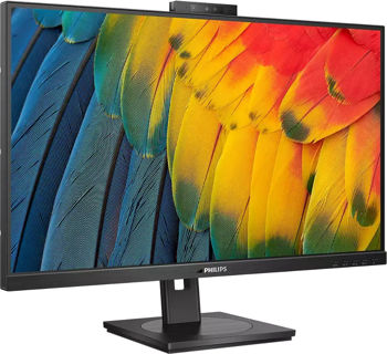 купить 27" PHILIPS 27B1U5601H,Black,IPS,2560x1440,75Hz,4ms,350cd,WebCAM,LAN+HDMI+DP+USB+TypeC,Spkrs,Pivot в Кишинёве 