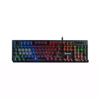 Игровая клавиатура Gaming Keyboard Bloody B500N, Mecha-Like, Tackile SW, Game Mode, Macro, Fn keys, Spill-resistant, Neon Backlight, 1.8m, USB, EN/RU, Black (tastatura/клавиатура)