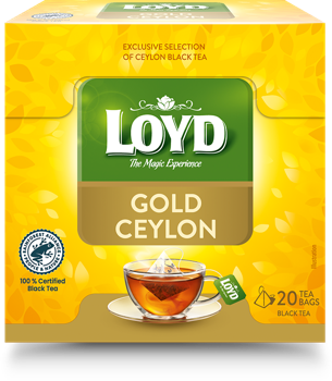 купить LOYD Gold Ceylon, Чай черный, 20 пак в Кишинёве 