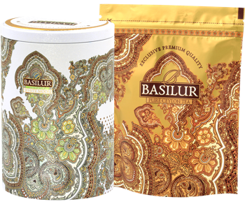 Чай зеленый Basilur Oriental Collection WHITE MOON, металлическая коробка, 100 г 