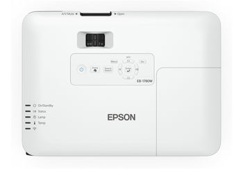 Projector Epson EB-1780W; LCD, WXGA, 3000Lum, 10000:1, Wi-Fi, Ultra-mobile 