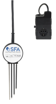 pompa SFA Saniflo Sanipuddle pompă submersibilă cu funcție de aspirație sub 1 mm,cu sensori de nivel 