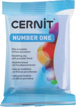 Полимерная глина CERNIT N1 56г, серо-голубой 