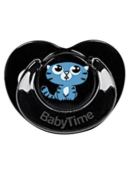 Пустышка Baby Time BT153 Black Body с силиконовой бусиной и защитной крышкой №2 