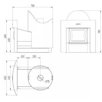 Банная печь Aurora 160 Window 