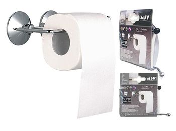 Держатель для туалетной бумаги MSV Super Ventosa 17.5cm хром 