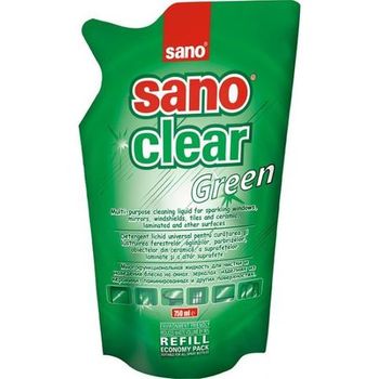 купить Sano Clear средство для стёкол запаска Green 750 мл в Кишинёве 