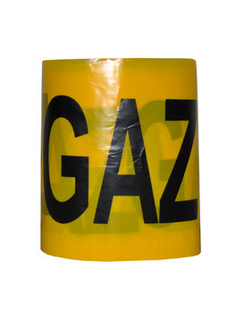 купить Лента сигнальная П/Э "GAZ" желтая (H=150 мм, 45 мкм) DE в Кишинёве 