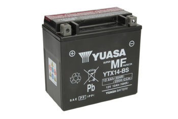Стартерная аккумуляторная батарея YTX14-BS YUASA 