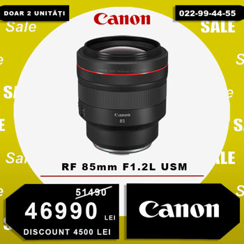 Canon RF 85mm F1.2L USM (DISCOUNT 4500 lei) 