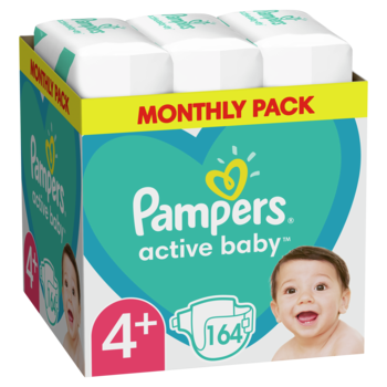 PAMPERS M BOX MAXI+ 164 (4+) 