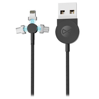 Magnetic Cable 3in1 Forever, 1M, Black 