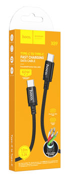 Hoco X89 Wind 60W charging data cable Type-C to Type-C 