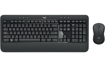 купить Wireless Keyboard & Mouse Logitech MK540 Advanced, Spill-resistant, Quiet typing, 2xAA/1xAA, Black в Кишинёве 