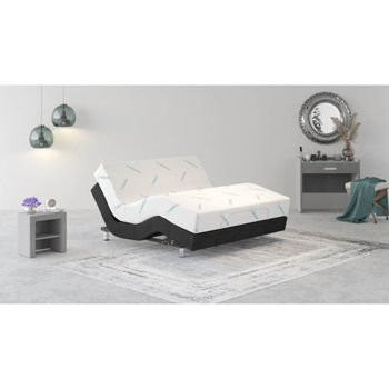 Pat Askona Ламельное основание Ergomotion 200x180 серия 450 Черная с массаж. эфф.