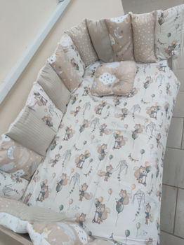 Бортики в кроватку Pampy Beige Fox 