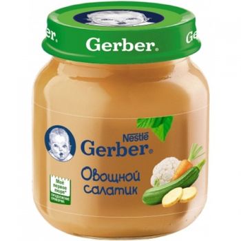 купить Gerber пюре овощной салатик, 5+мес. 130г в Кишинёве 