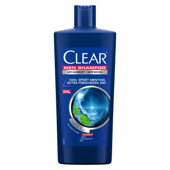 Şampon antimătreaţă Clear Cool Sport Menthol, 610 ml 