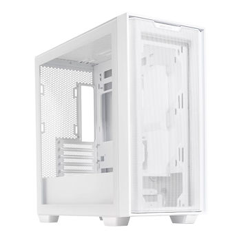 Carcasa Case MicroATX Miditower ASUS A21 White no PSU, Audio-out&Mic, 2xUSB 3.2 Gen1 (carcasa/корпус)