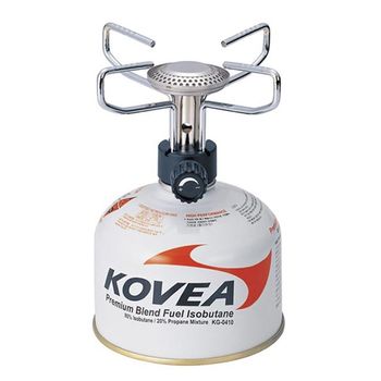 купить Горелка газовая невыносная Kovea Backpackers Stove 3.0 kW, 190 g, silver/black, TKB-9209-1 в Кишинёве 