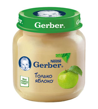 купить Gerber пюре яблоко 4+мес. 130г в Кишинёве 