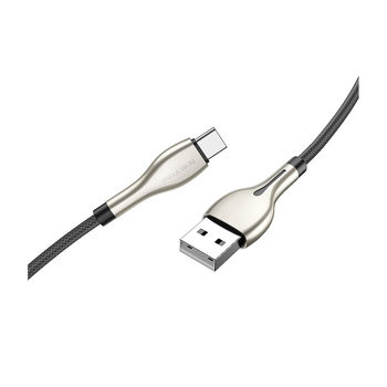 Cablu Borofone BU29 Exquisite charging data cable for Type-C 1.2m, black 753618