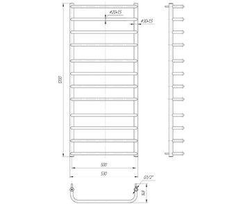 Standard 1200x530/500 