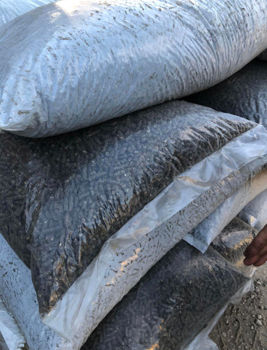 Peleți din răsărită în saci big bag de 750 kg 