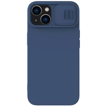 Nillkin Apple iPhone 15 Plus, CamShield Silky Silicone Case, Midnight Blue 