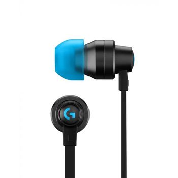 Gaming Earphones Logitech G333, 5.8mm drivers, 20-20kHz, 24 Ohm, 101.6dB, 19g. 3.5/USB-C, Black 