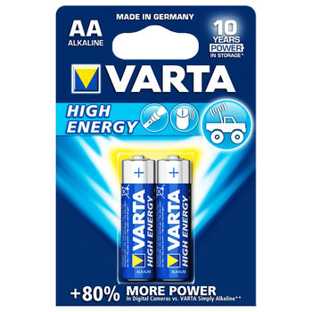 купить Батарейка Varta Longlife Power  AA  LR6/High E(2шт) в Кишинёве 