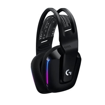 Игровые наушники Logitech G733 Lightspeed Wireless Gaming Headset Black, 40mm PRO-G Driver, Headset: 20Hz-20kHz, Microphone: 100Hz-10kHz, Battery Life: 29 hours, 981-000864 (casti cu microfon/наушники с микрофоном)