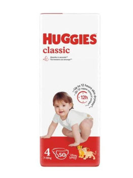 купить Набор Подгузники Huggies Classic Jumbo 4 (7-18 кг), 50 шт в Кишинёве 
