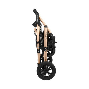 Stroller Kikka Boo 3 iin 1 Amaia Black DarkGrey 
